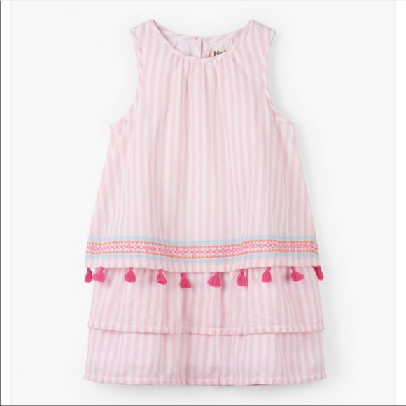 HATLEY Tropical Stripes Layered sun dress - Picture 1 of 4